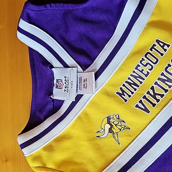 Toddler Official NFL Minnesota Vikings Cheerleading Dress - Picture 3 of 3